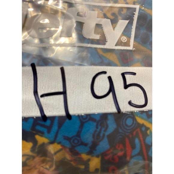 Red/Blue/Yellow LuLaRoe Leggings One Size - Picture 4 of 4